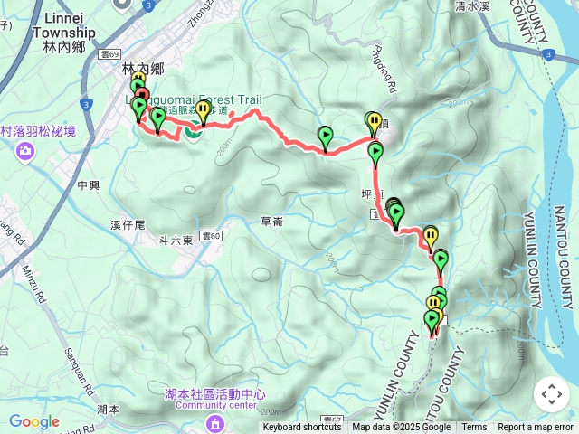 龍過脈.南林內山.觸口山.南觸口山來回