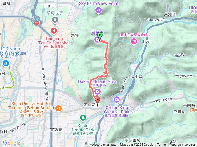 大坑9號步道到風動石公園