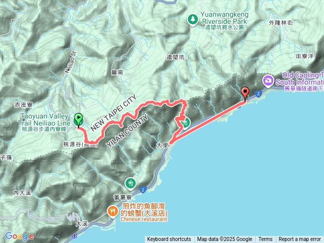 桃源谷-內寮進-大里車站出