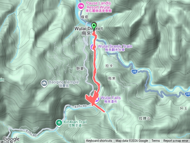 烏來瀑布瀑布公園烏來老街預覽圖