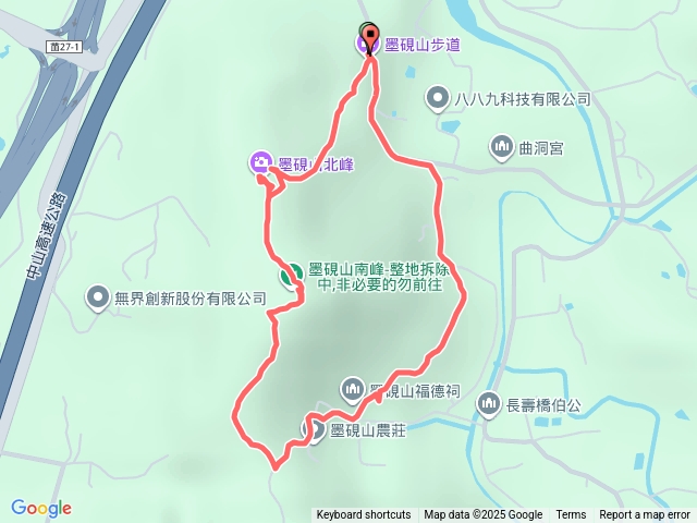 苗栗 頭屋 墨硯山步道 O形