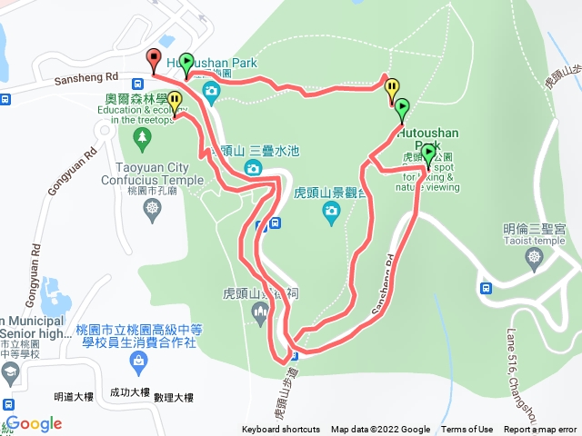 虎頭山公園步道