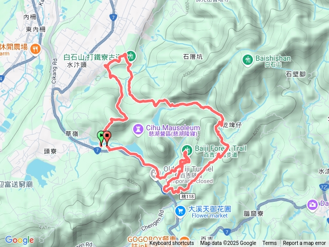 草嶺山打鐵寮古道-百吉步道-慈湖