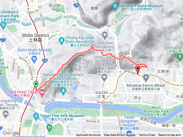 劍潭站到劍南路站