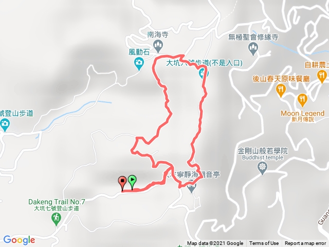 大坑。6、7、和平步道