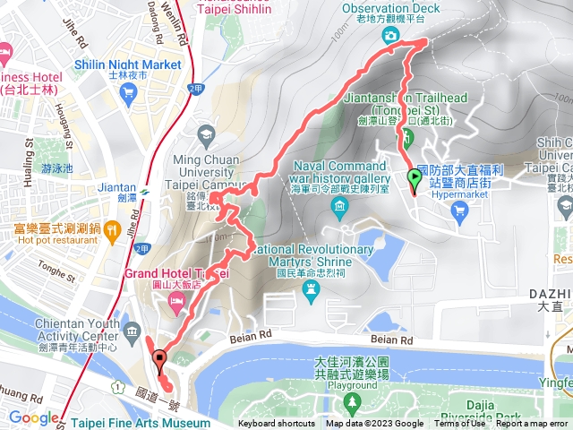 劍潭山+圓山十美