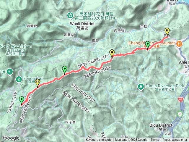 界寮縱走前段.五指山到萬里.五指山.三界山預覽圖
