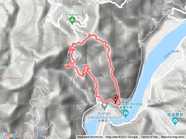 苗栗泰安_千兩山_象鼻部落梅象道路O型路線