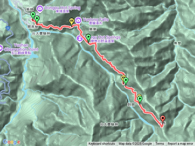 東埔到觀日山莊預覽圖