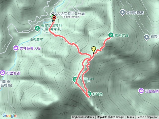 小百岳集起來嘉南雲峰、石壁山登山步道