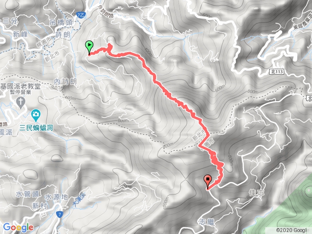 內詩朗山縱走金平山下 119鄉道