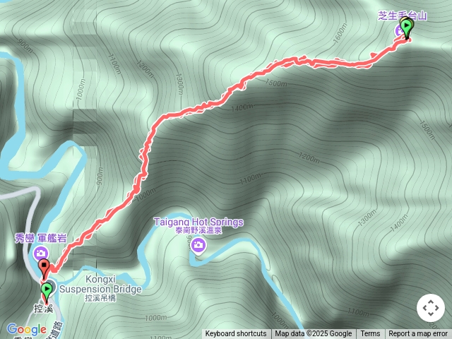 尖石鄉芝生毛台山