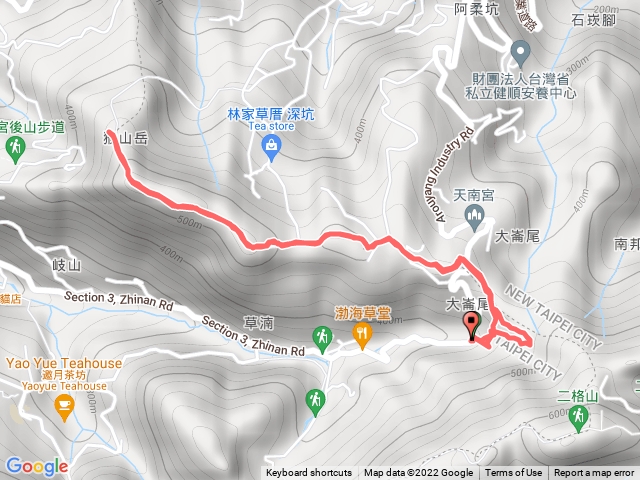北市文山草湳入猴山岳/猴山岳前峰