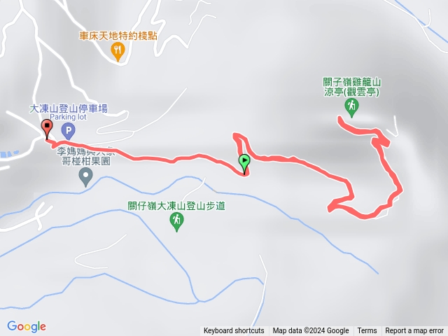 白河關子嶺雞籠山