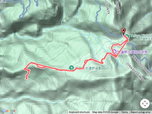 特富野古道（自忠特富野來回）