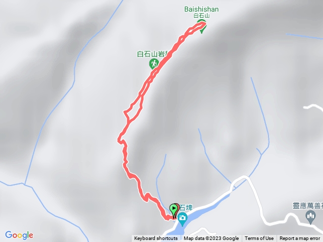 白石山（白石埤登山口進出）