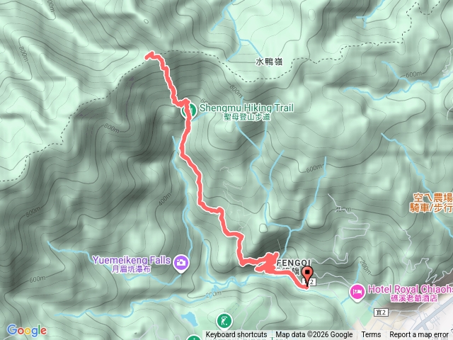 抹茶山步道來回預覽圖