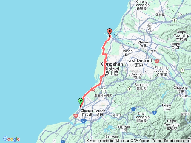 新竹17公里海岸自行車步道龍鳳漁港