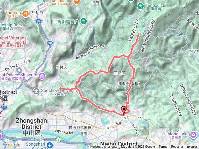 內湖愛心項鏈縱走預覽圖