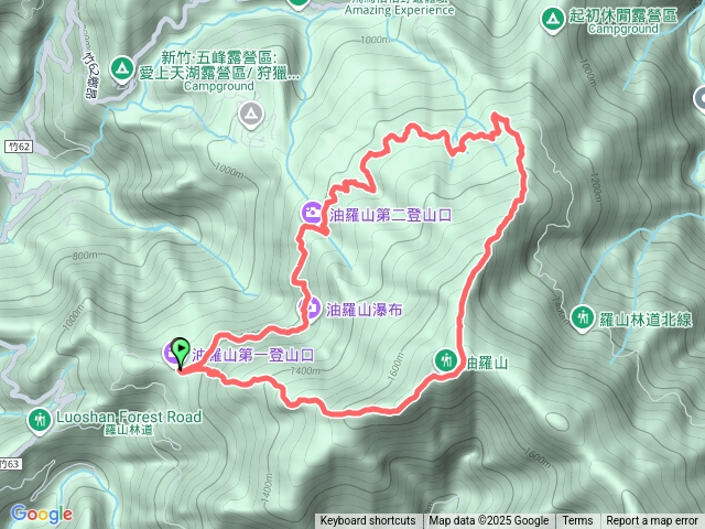 油羅山（一上三下）預覽圖