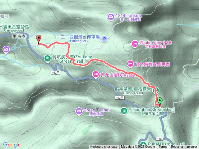 瑞峰國小→大窯→瑞里農會→竹林→大窯→生毛樹預覽圖