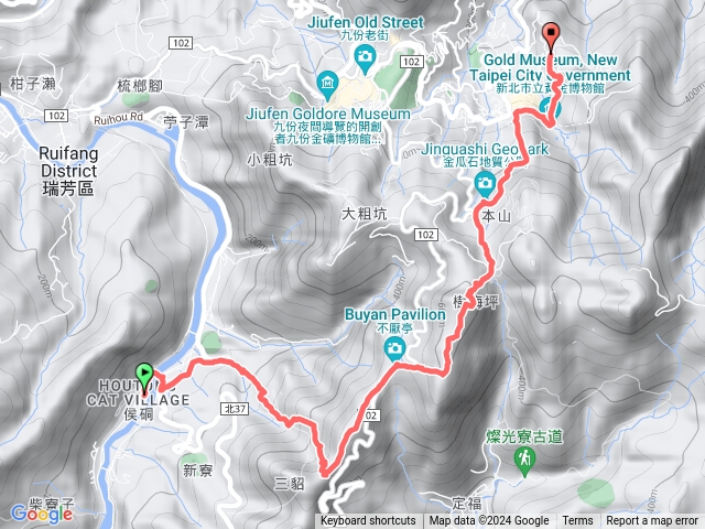 金字碑古道、牡丹山，三貂崙