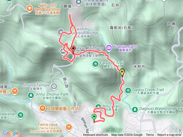 碧湖步道，白石吊橋預覽圖