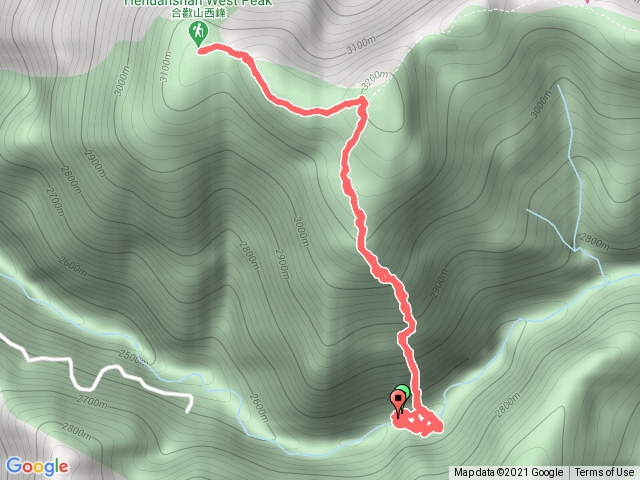 華岡上合歡西峰