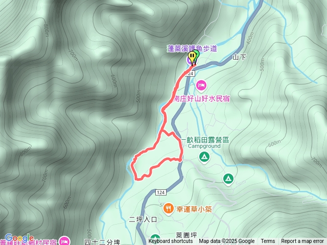 南庄蓬萊溪護魚步道