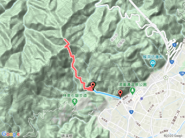 聖母登山步道上三角崙山