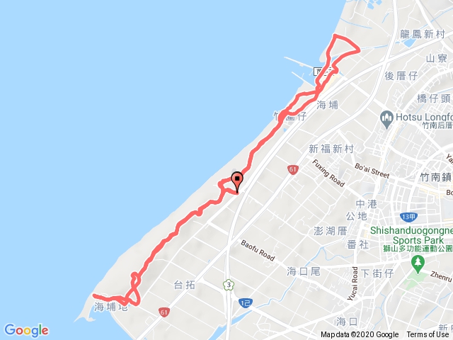 竹南海濱森林健走