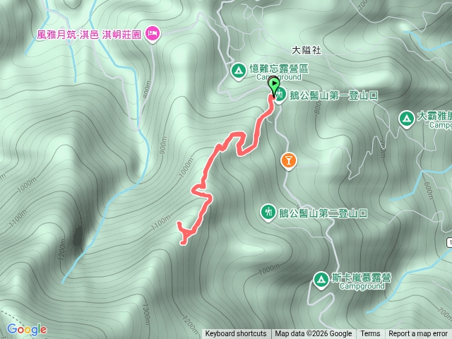 鵝公髻東北預覽圖