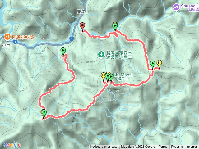 女乃山縱走帽子山預覽圖