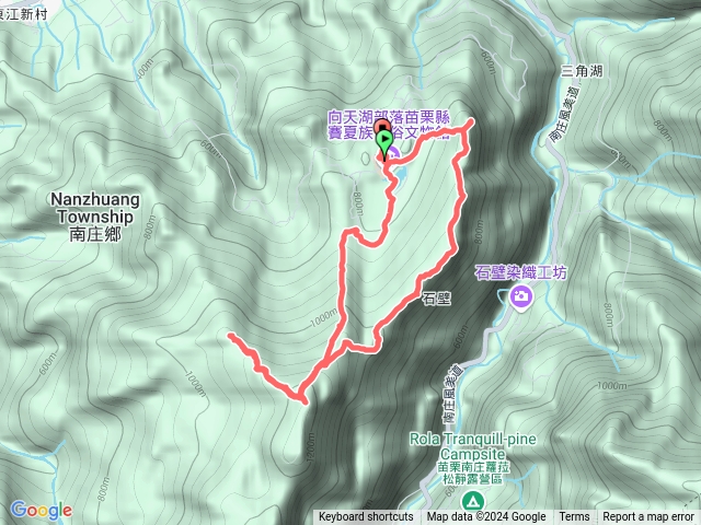 向天湖山、光天高山、三角湖山O繞預覽圖