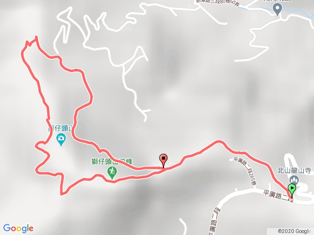 獅仔頭山隘勇線（O形經獅腰）