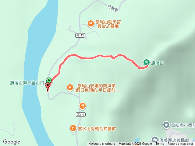旗尾山第三登山口來回登階訓練預覽圖
