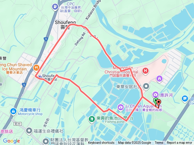 壽豐夢幻悠遊線預覽圖