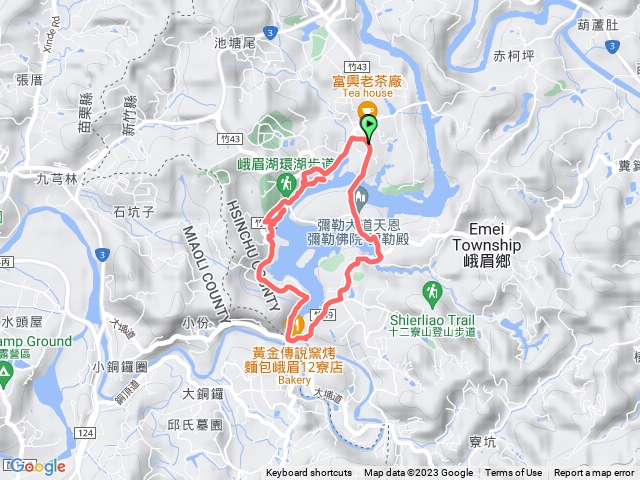 峨嵋湖環湖步道