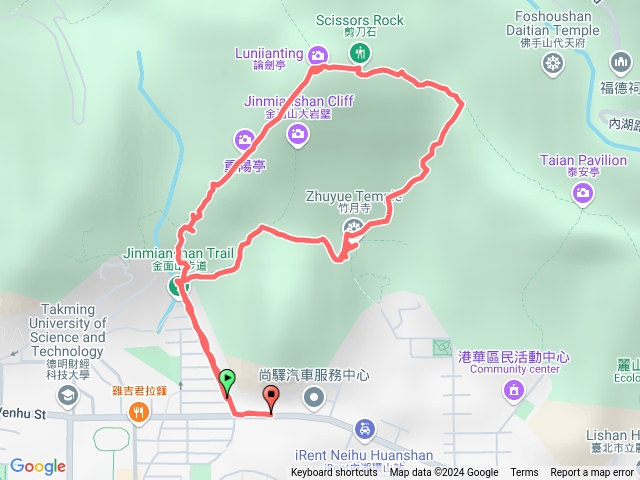 1116金面山剪刀山登山步道O型一圈預覽圖