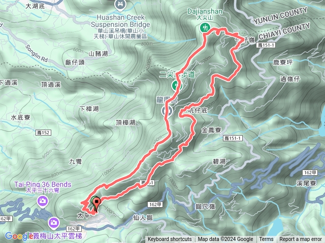 雲嘉五連峰O型縱走預覽圖