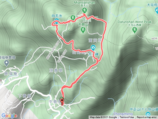 向天/面天山O型縱走