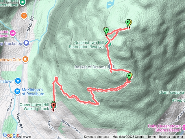 Qweenstown hill walking