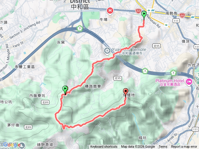 2026/02/21復興國小到烘爐地預覽圖