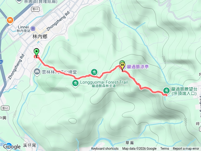 龍過脈森林步道-鐵管坑入口-兔仔嶺涼亭-坪頂龍過脈涼亭預覽圖