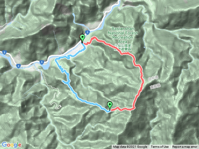 松鶴登山口 八唐縱走