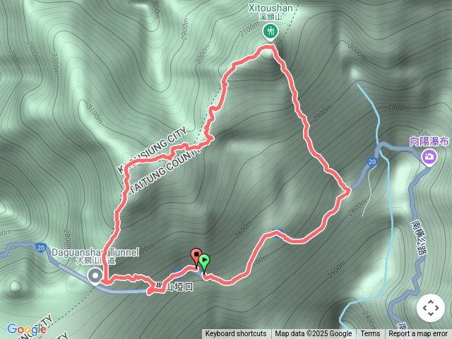 溪頭山縱走關山嶺山預覽圖