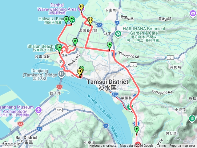 20260816 竹圍國小 淡海輕軌紅樹林站>>>> 崁頂站   海尾子  金色水岸自行車道  漁人碼頭站 滬尾藝文休閒園區
