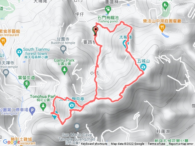 土城太極嶺-五城山-天上山-三粒半-茶山-桐花公園-石門路
