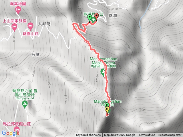 珠湖路口 馬那邦山