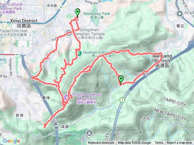 20260228四獸山、拇指山、南港山隨意走